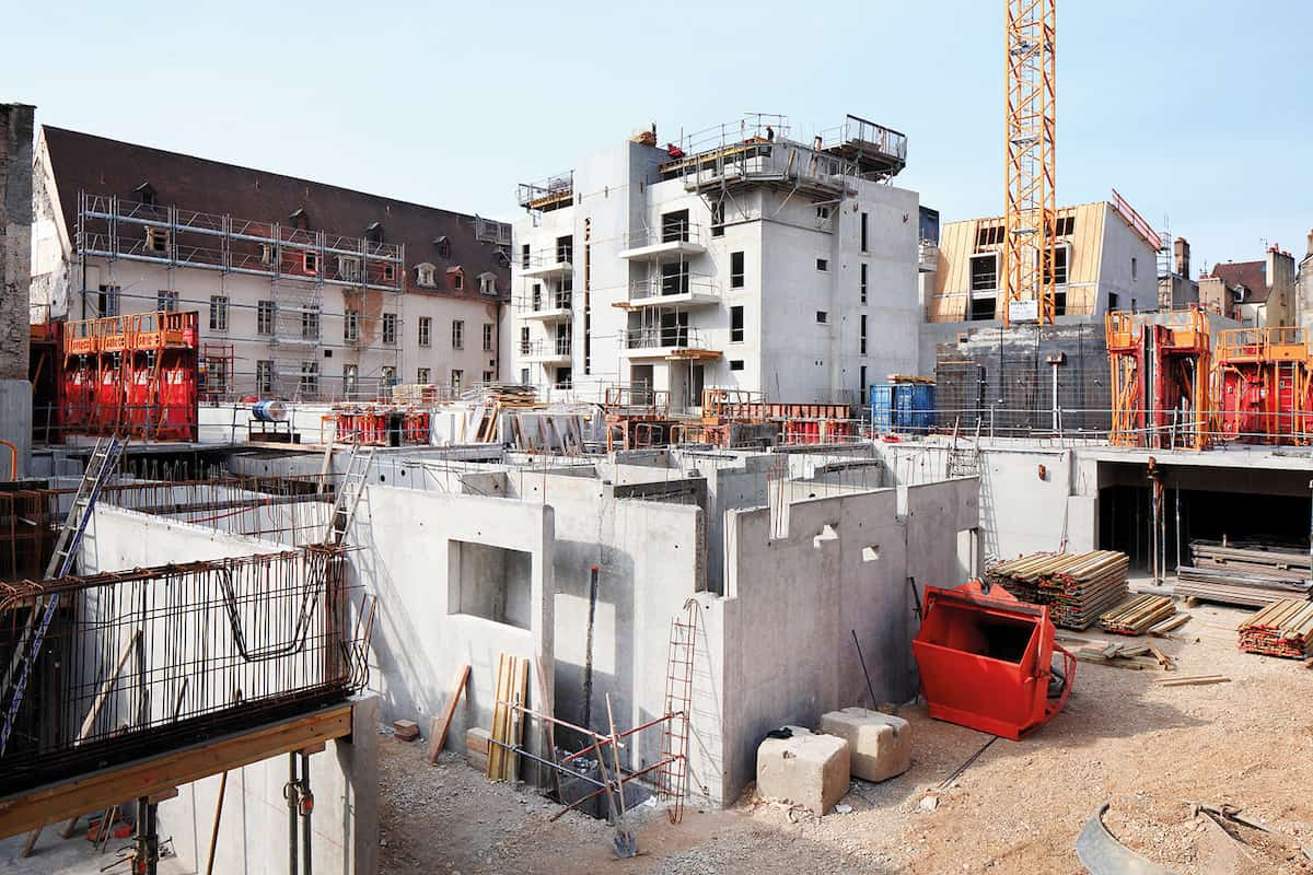 Chantier Edifipierre Dijon Sainte-Marthe - Photo François Nussbaumer