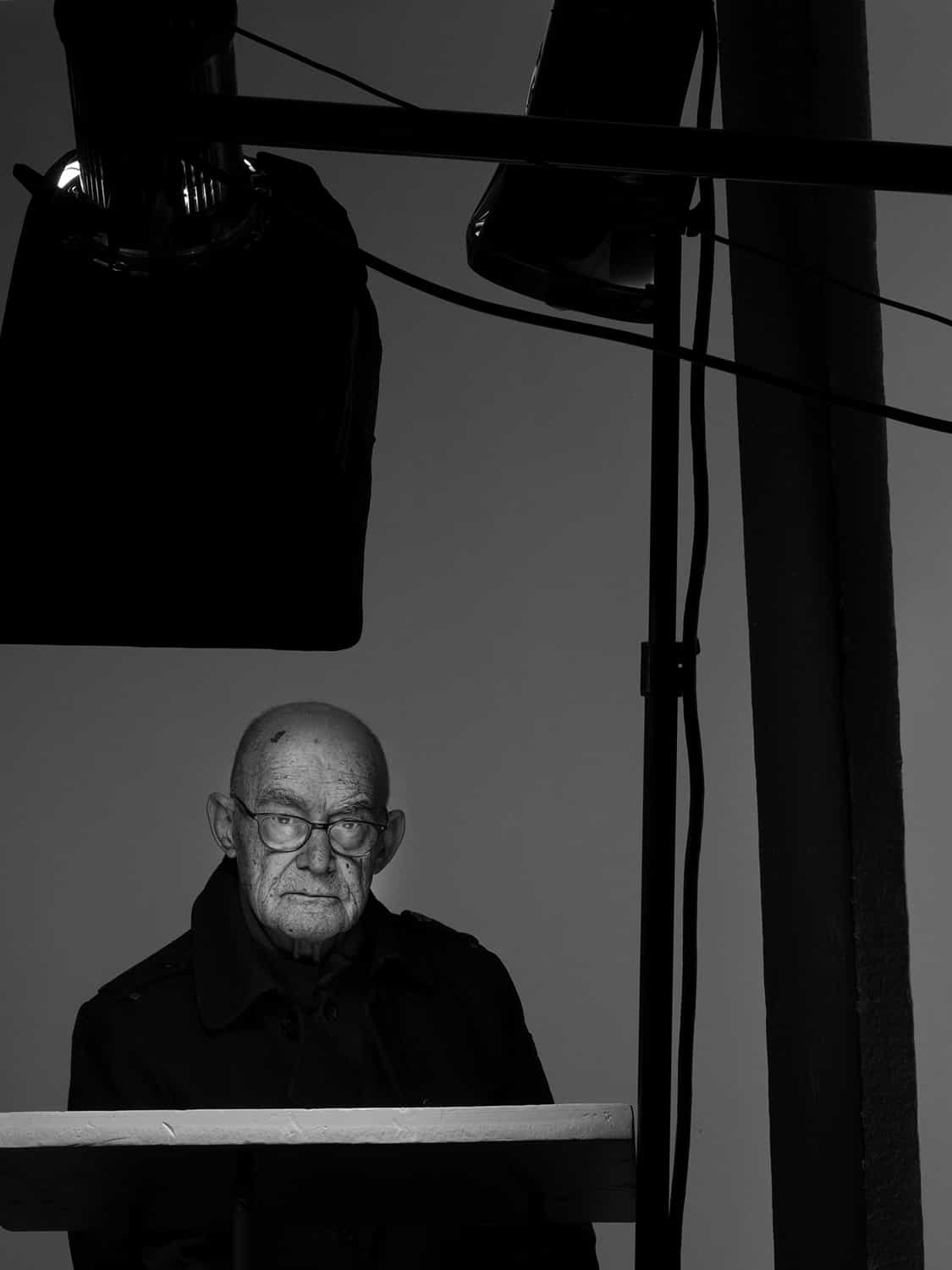 portrait noir et blanc homme © francois nussbaumer