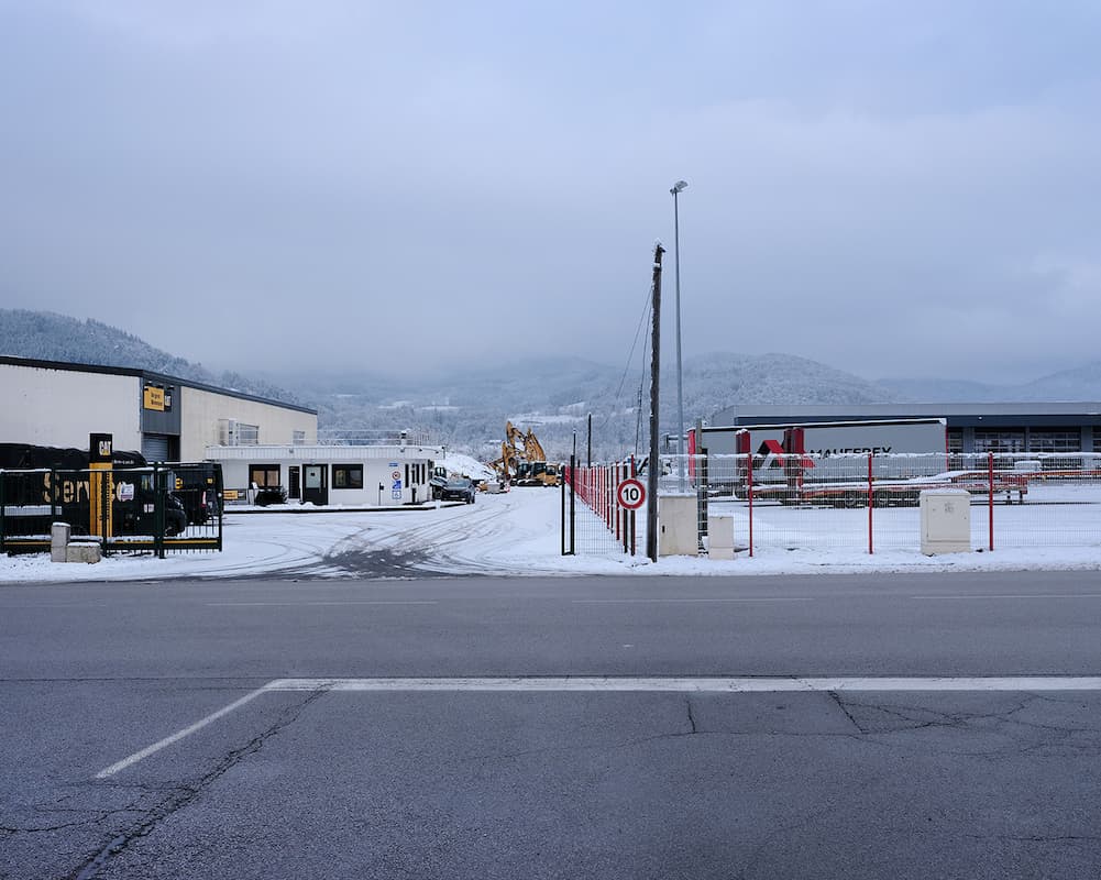 photographie d'une zone industrielle dans les vosges © francois nussbaumer